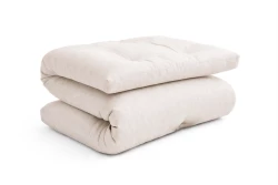 Futon Slim Cotone Giapponese – Leggero, Pieghevole e Salvaspazio
