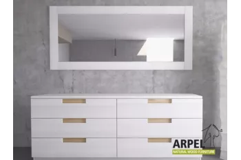 Specchiere orizzontali e verticali in legno di faggio ecologico