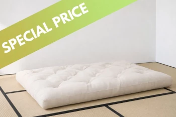 Futon mit Bio-Baumwolle Latex & Cocos (sofort lieferbar)