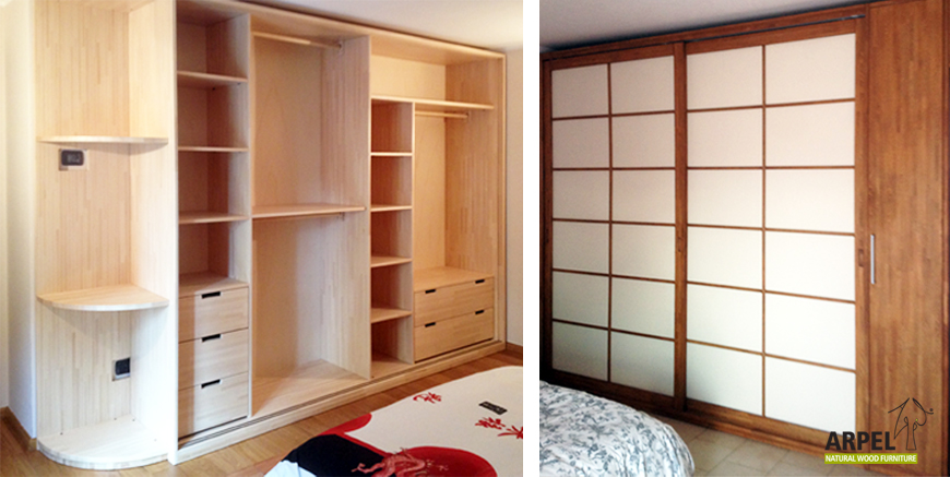 armadi su misura con appendice esterna