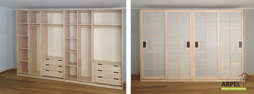 armadi su misura a 4 ante scorrevoli