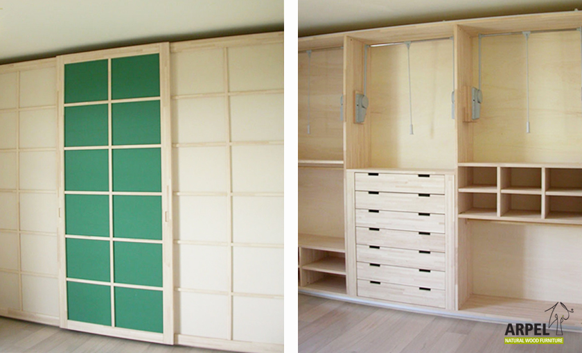armadi su misura con interno attrezzato