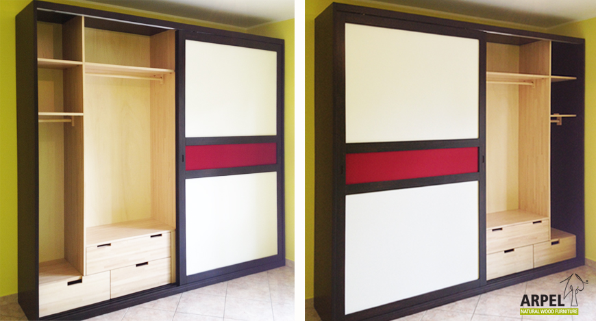 armadi su misura a 2 ante scorrevoli