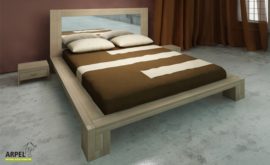 Letto Bali con testata a specchio - Arpel