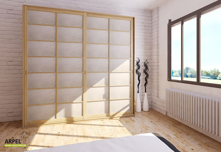 armadio shoji con ante scorrevoli - arpel