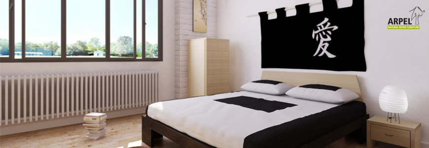 camera da letto in stile zen