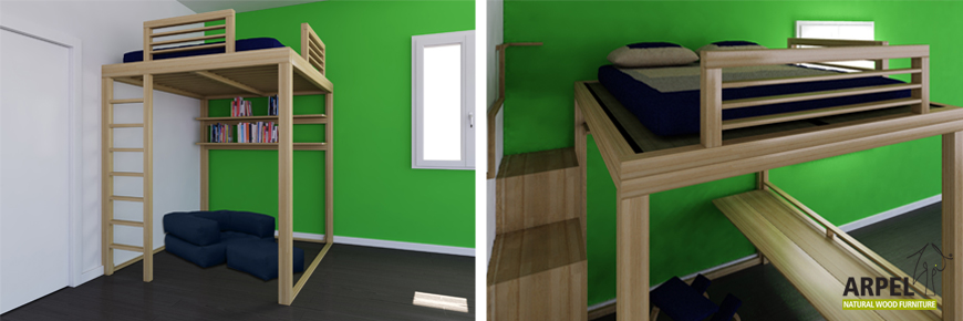 futon nei letti e letti a soppalco